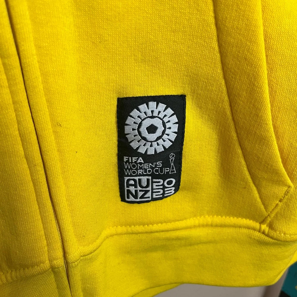 FIFA Women's World Cup 2023 Team Australia Yellow Zip Hoodie - Unisex